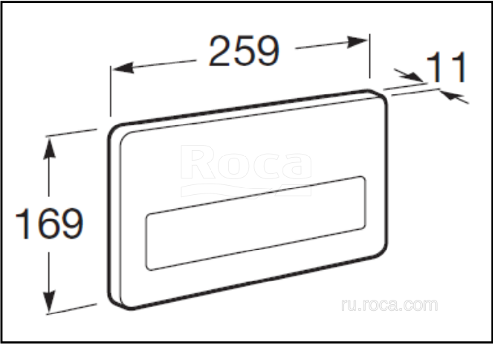 Клавиша для инсталляции Roca PL-3 890097004