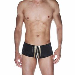 Мужские трусы хипсы черно-золотистые La Blinque LB15566