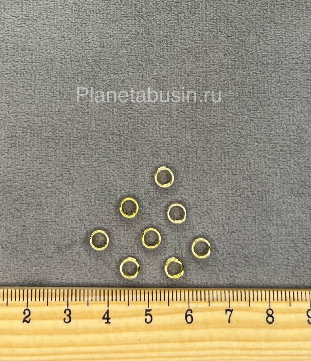 Соединительные колечки винтовые люкс (Корея) 1056