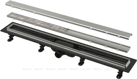 Трап Alcaplast APZ20-650 651х64х111мм нерж. с двухсторонней решеткой