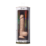 Телесный фаллоимитатор-реалистик 21см на присоске с мошенкой SilexD Real Skin Dildo 8" Model 1