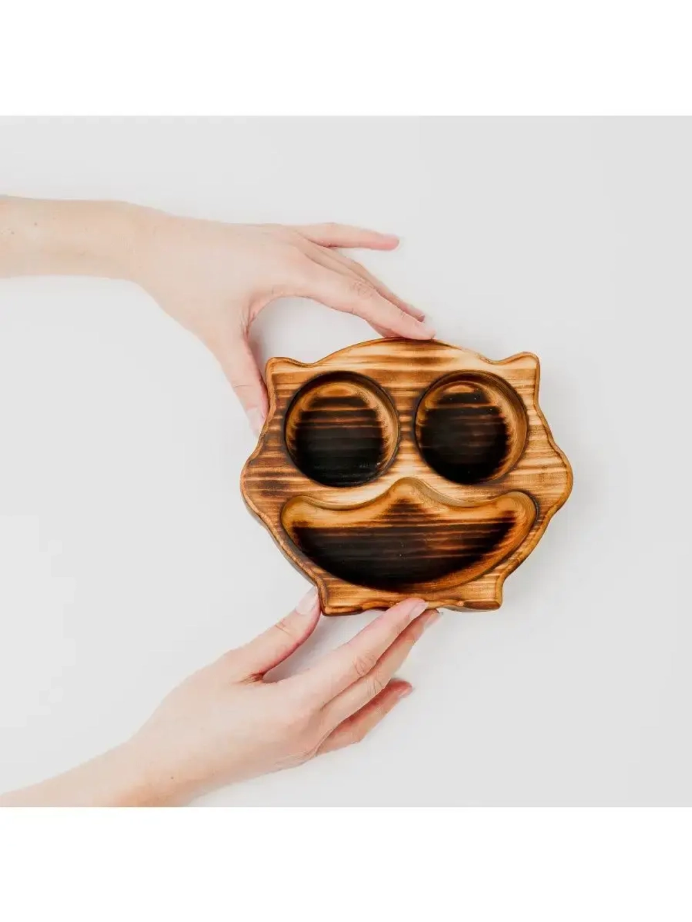 Деревянная менажница "Каширский Кот" из кедра