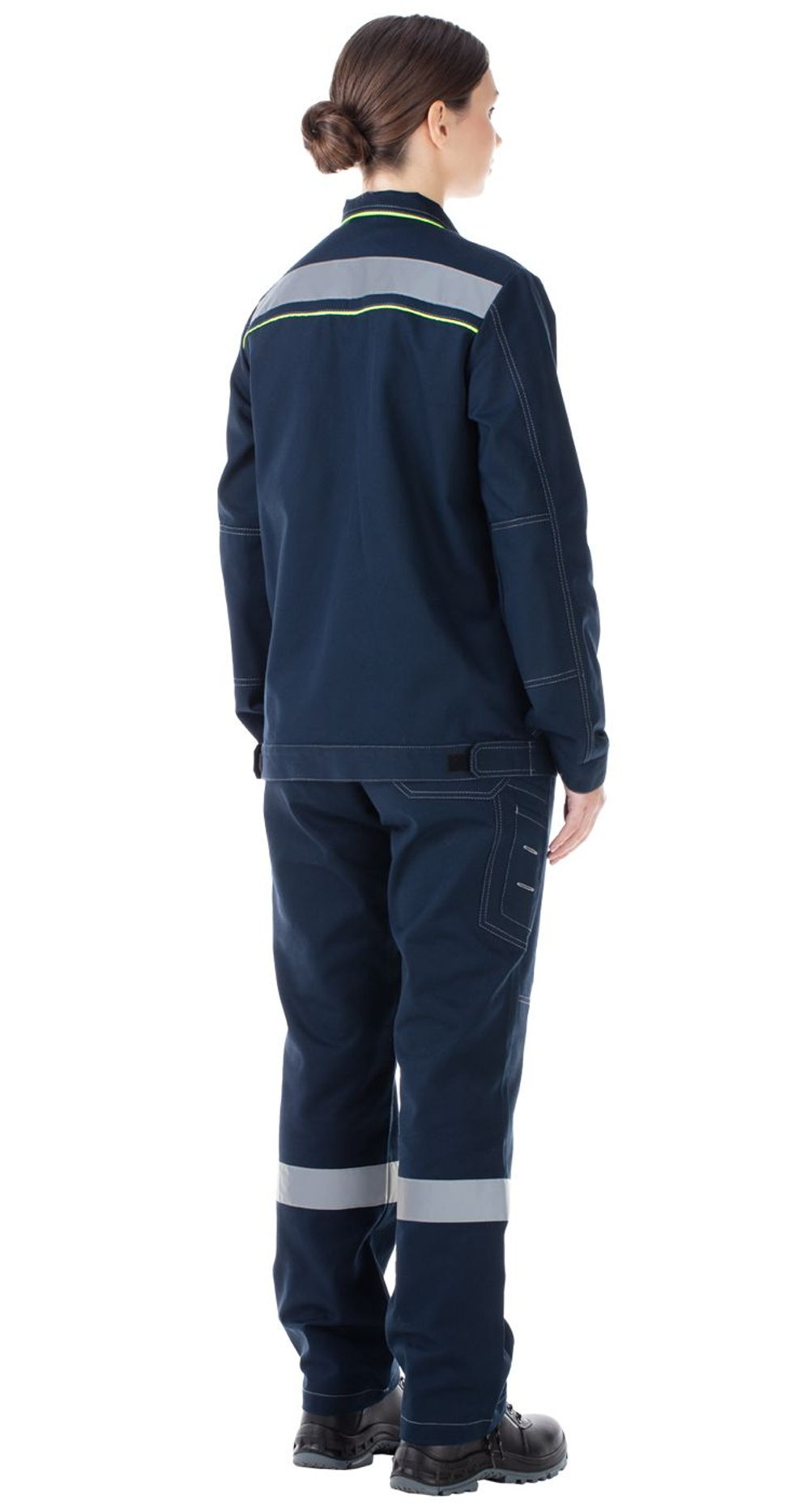 Костюм женский "Джокер-комфорт" с бр. цв. т. син.-желт.