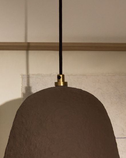 Lisora Подвесной светильник из папье-маше Ø35 см