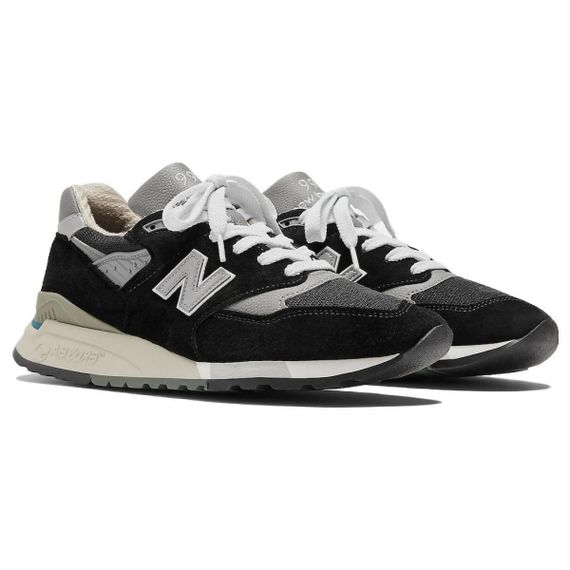 New Balance NB 998 Беговые кроссовки Низкие Черно-серые Мужские