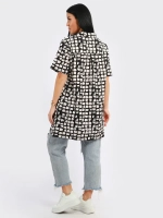 Туника-рубашка хлопок большие размеры