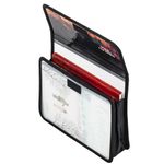 Папка для тетрадей ЮНЛАНДИЯ А5, пластик, 2 отделения, клапан на липучке, "Feel the speed", 270969