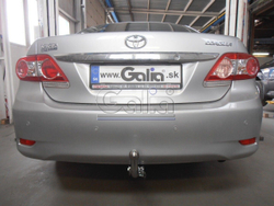 Фаркоп оцинкованный Galia T060A для Toyota Corolla седан 2007-2013(паспорт и сертификат в комплекте)(без электрики)