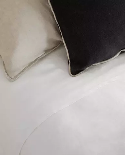 ZARA HOME ПОДОДЕЯЛЬНИК ИЗ СТИРАННОГО ЛЬНА, БЕЛЫЙ