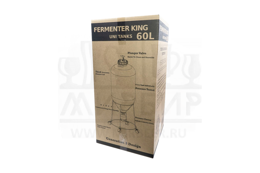ЦКТ Fermenter King, пластик, 60 л