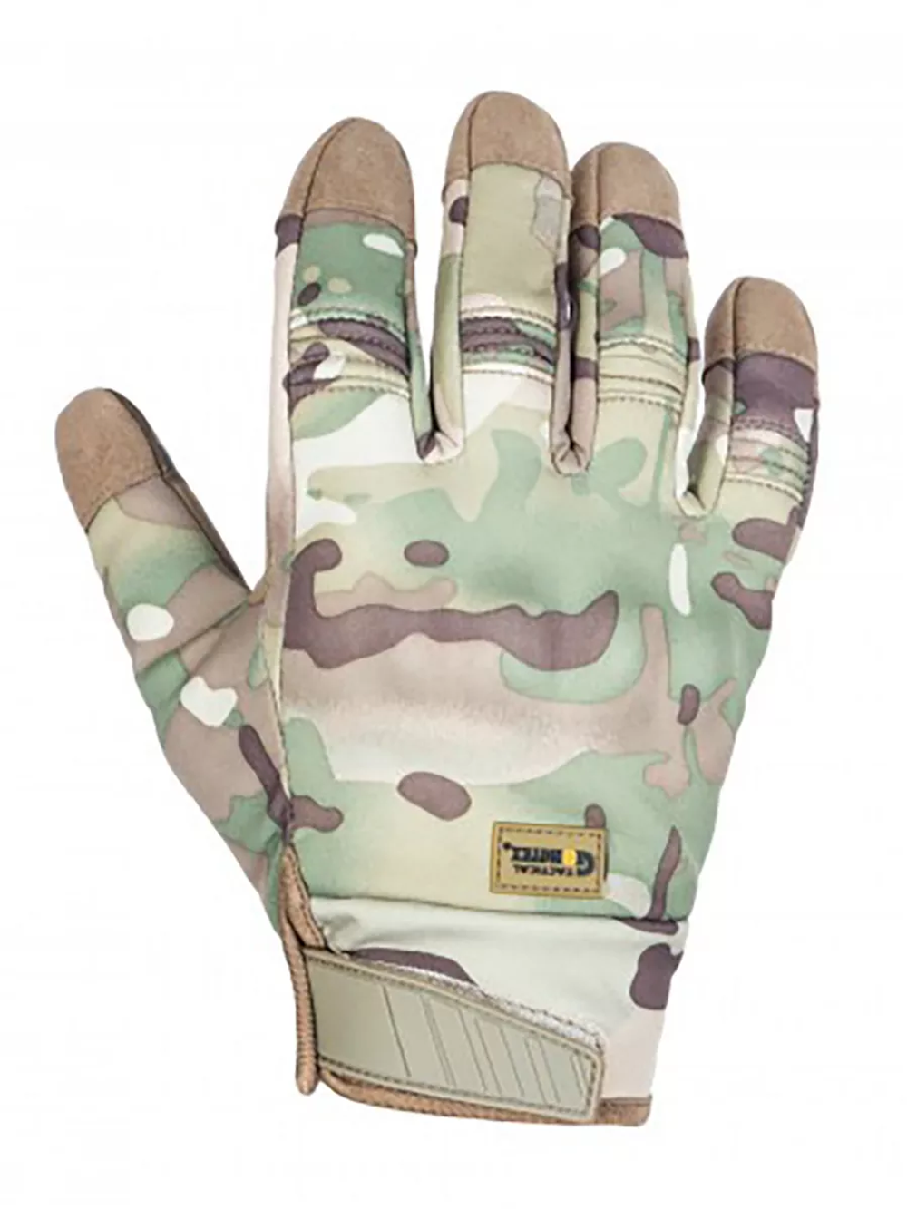 Тактические перчатки Gongtex SoftShell палые, Мультикам