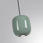 5053/1C PENDANT ODL24 375 черный/зеленый/металл Подвес GU10 LED 4W OVALI