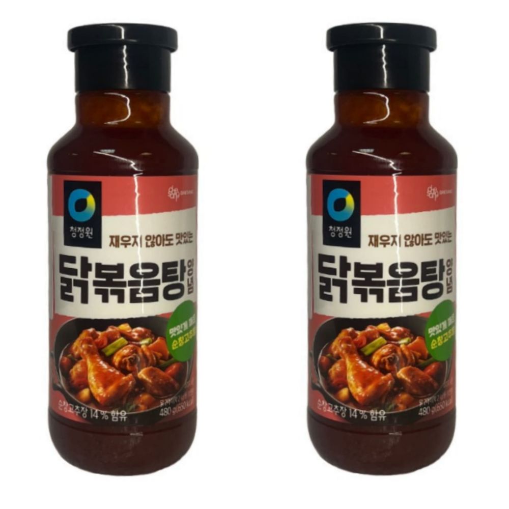 Острый маринад для тушеной курицы Daesang Spicy Braised Chicken Marinade 480 г, 2 шт