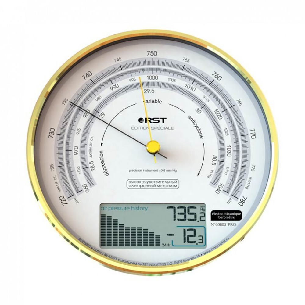 Барометр электромеханический RST05805
