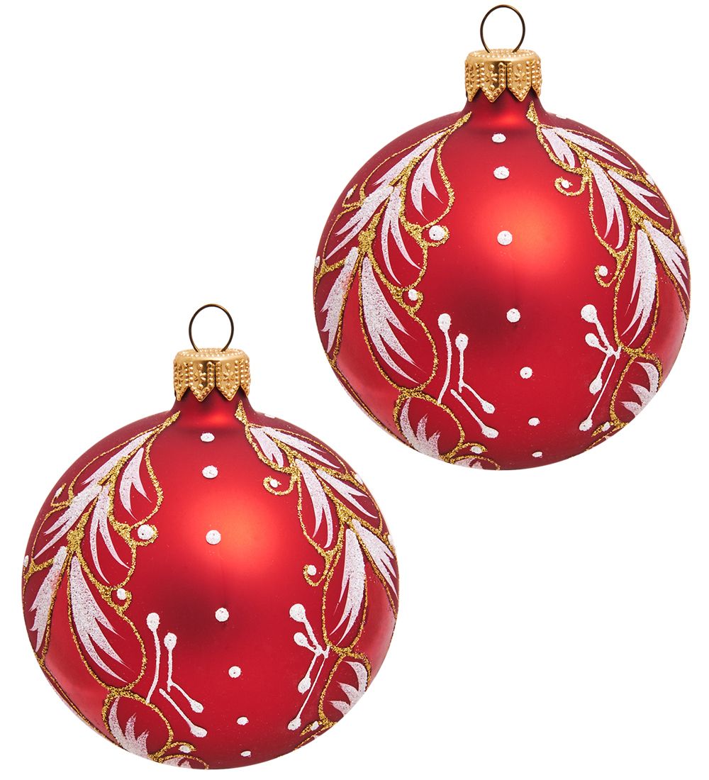 Элита НФШ-1434/3 Набор ел.украшений Шар 2шт «Вдохновение» 85 мм