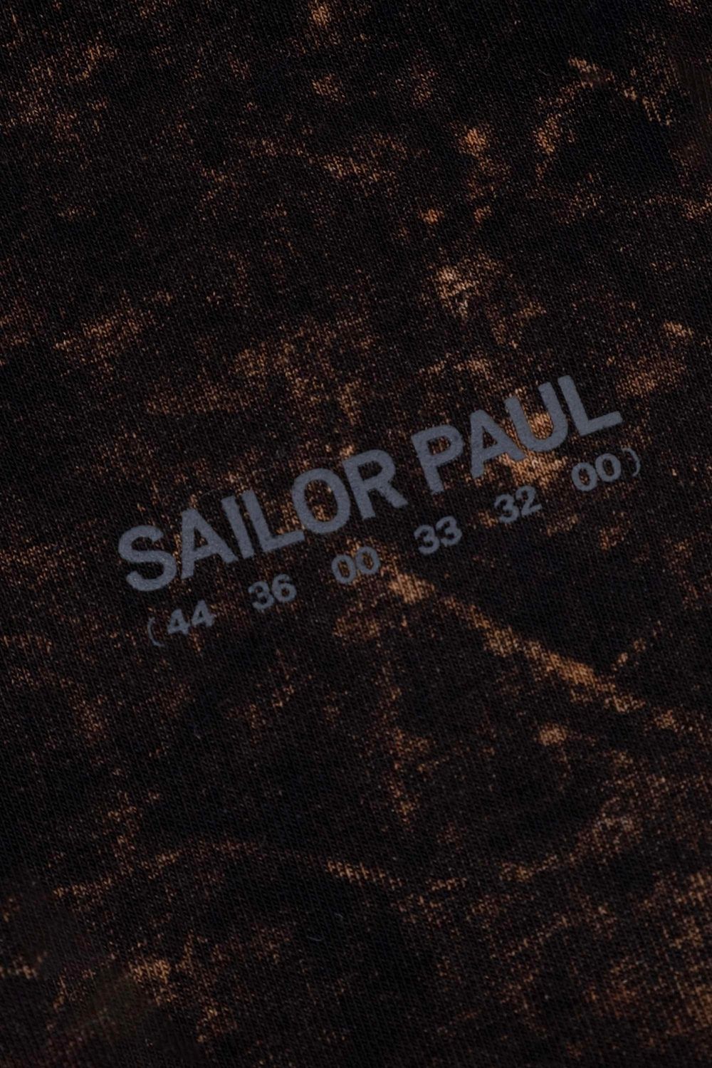 Худи Sailor Paul Acid Wash Hoodie Black/Brown
