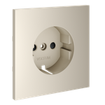 Накладка для розетки с заземлением и защитными шторками, S70 (кашемир)