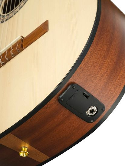 Классическая гитара со звукоснимателем, MIG Guitars LAG1C-SA24 LAG1C