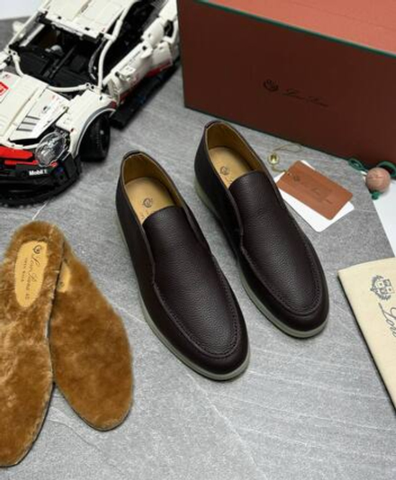 Высокие лоферы Loro Piana
