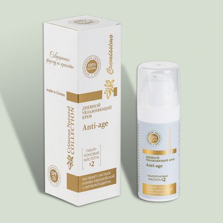 Cremissimo Крем дневной увлажняющий Anti-age для зрелой кожи с гиалуроновой кислотой SPF15