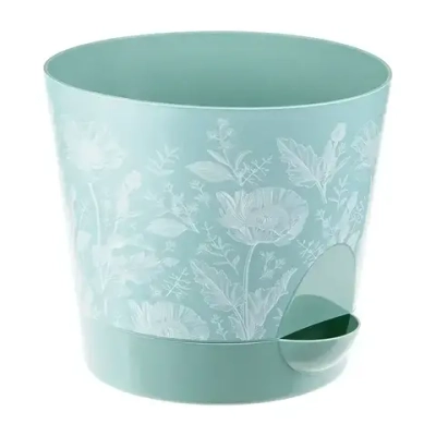 Кашпо НИКА ДЕКО D150мм 1,6л с прикорневым поливом маки