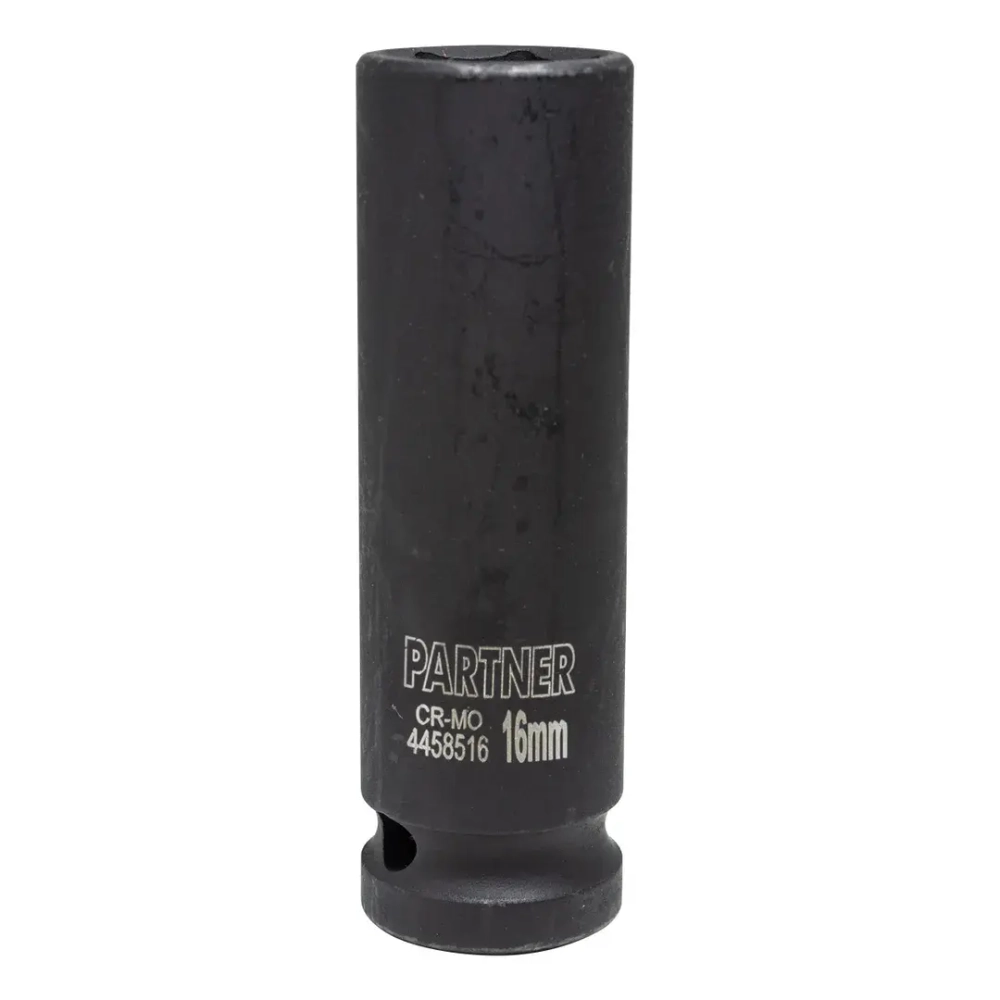 Головка ударная глубокая 16мм 6гр 1/2'' Partner PA-4458516