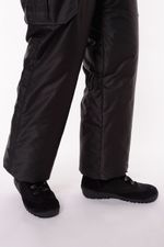 Зимний костюм для охоты и рыбалки ONERUS "Горный -15" (Таслан, Черный) Полукомбинезон