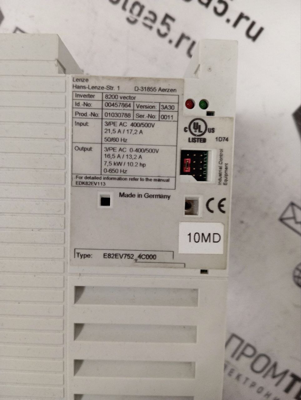 Lenze E82EV752_4C000 б/у