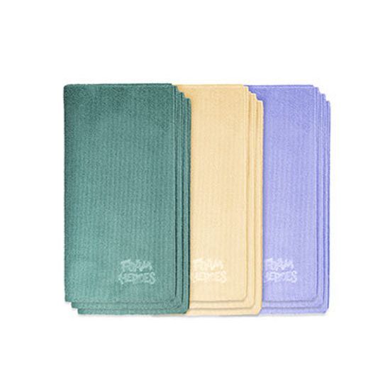 Foam Heroes Terry Wipe универсальная двусторонняя микрофибра без оверлока 35х35см (9шт), 300г/м2