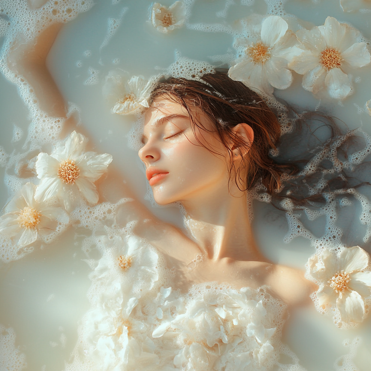 Расслабление за 5 минут? Молоко для ванны!