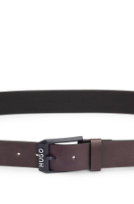 Кожаный ремень Gelio-B_Sz40 HUGO - коричневый(50503404)