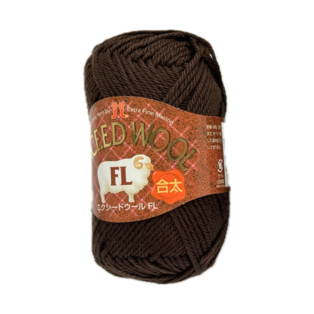 Exceed Wool FL, цвет 748 темно-коричневый