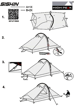 Палатка High Peak Siskin [10184]