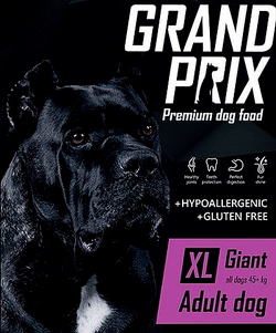GRAND PRIX. Сухой корм с курицей для взрослых собак гигантских пород 18 кг