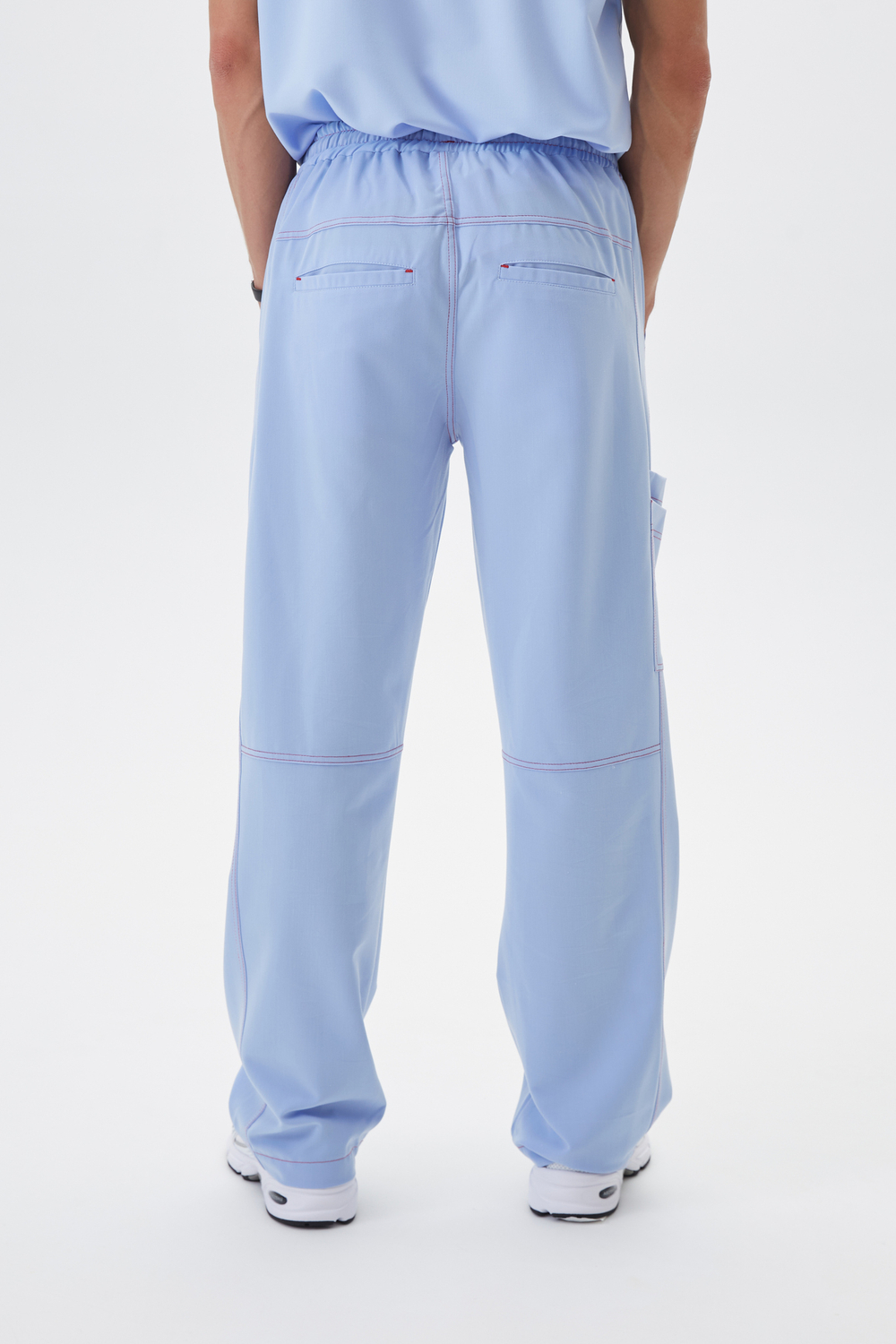 Брюки медицинские мужские Гекай, скайблю