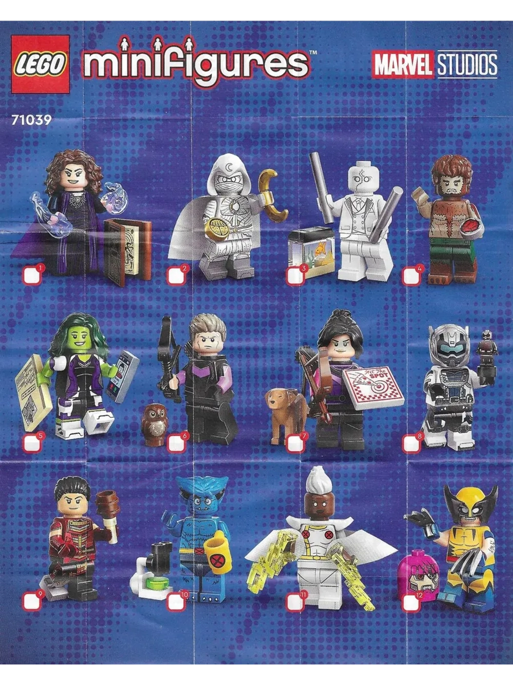 LEGO Minifigures 71039 Минифигурки Лего марвел 2 Кейт Бишоп