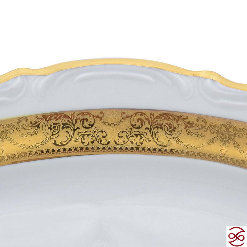 Блюдо овальное Repast Матовая полоса Мария-тереза 33 см 1шт