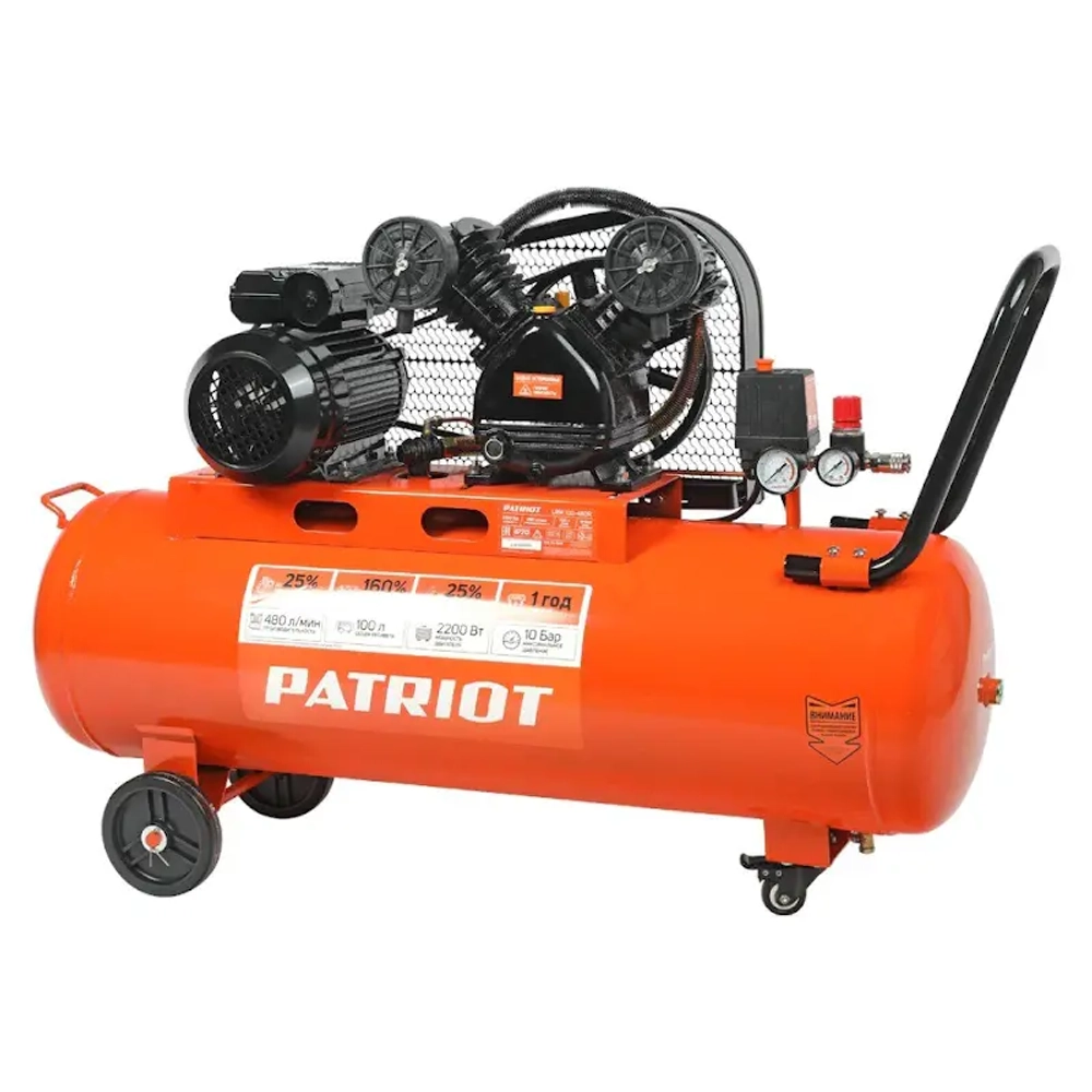 Компрессор поршневой масляный Patriot LRM 100-480R, 525301840