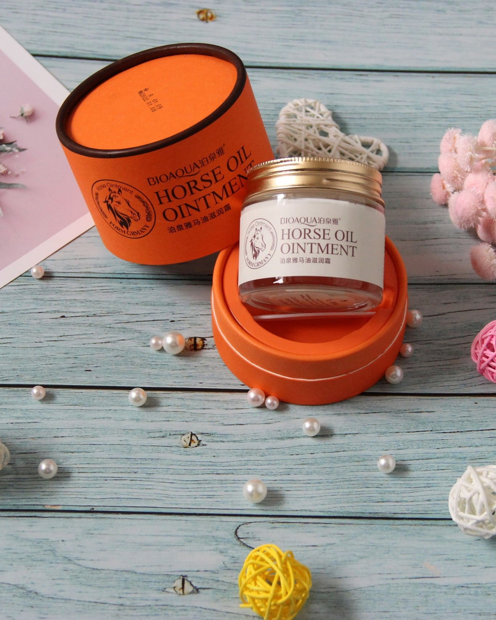 Крем для лица, рук и тела с лошадиным маслом, 70г