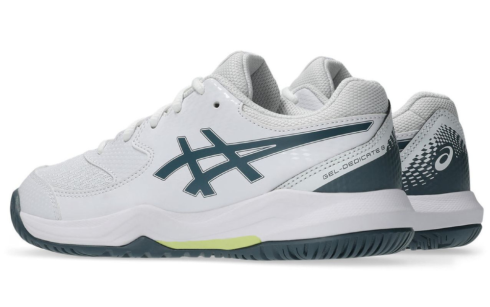 Детские Кроссовки теннисные  Asics Gel-Dedicate 8 GS - white/ironclad