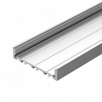 Алюминиевый анодированный профиль 2м 049248 белый LINE-4510-2000 ANOD Arlight
