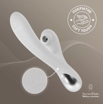 Вибратор SecretDate SD-WM18N11 стимулятор клитора и точки G, серый