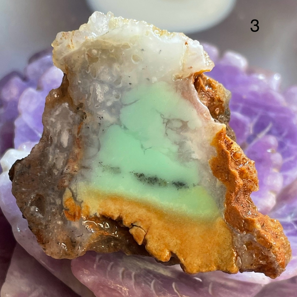 44247 Хризопраз Срез 45-60мм