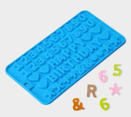 Форма для шоколад «Happy Birthday», 21.5×11.5 см