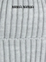 Шапка зимняя для девочки со снудом и митенками