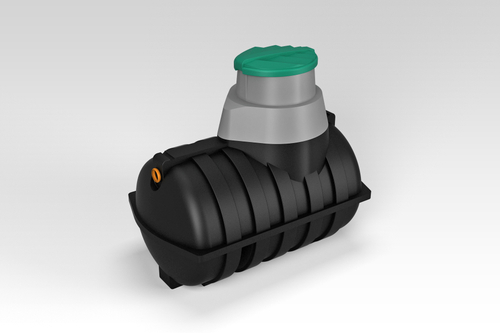 Септик отстойного типа ЭкоПром Rostok Загородный 2400 л. горизонтальный / 880 л. в сутки / 3-6 чел. / самотечный сброс (131x222x200см;125кг;черный) - арт.555774