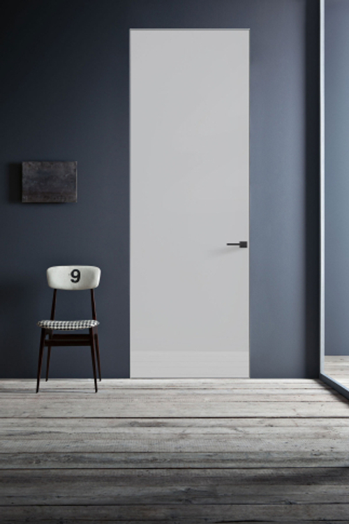 Дверь Спейс Reverse / Цвет Стекло эмалит белый / Двери Belwooddoors