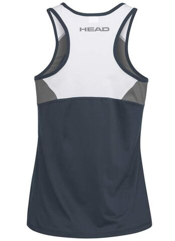 Футболка для девочки теннисная Head Club 22 Tank Top - небесный