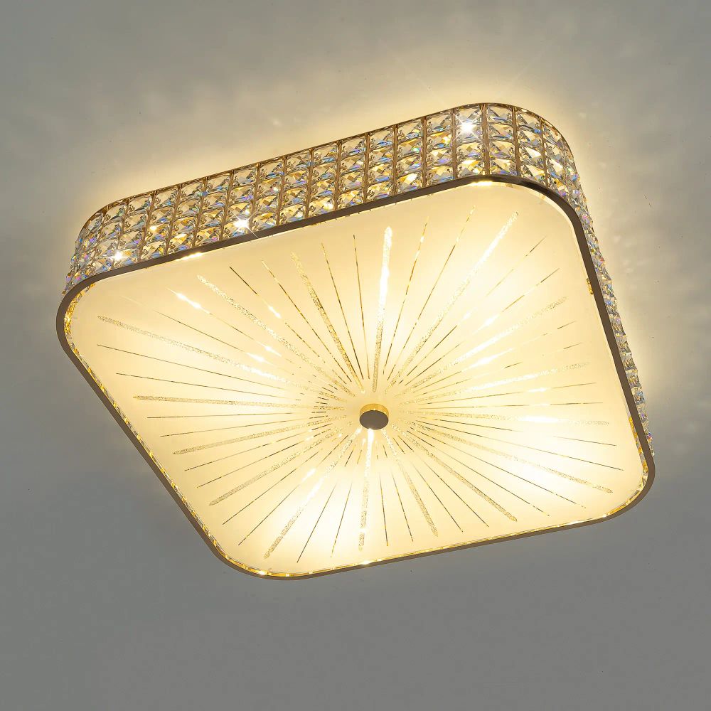 Citilux Портал CL324282 Люстра хрустальная Золото