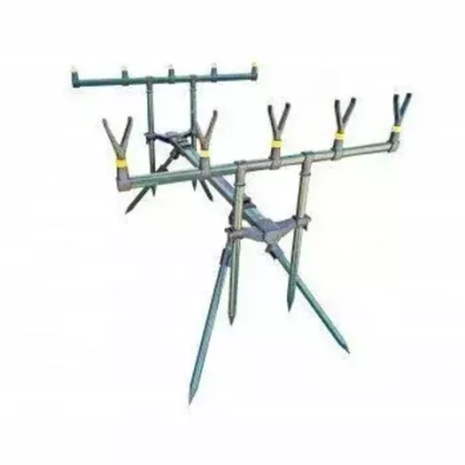 Подставка для удочек , ROD-POD Kaida A9-4 на 8-х ногах, под 5 удочки, чехол-сумка